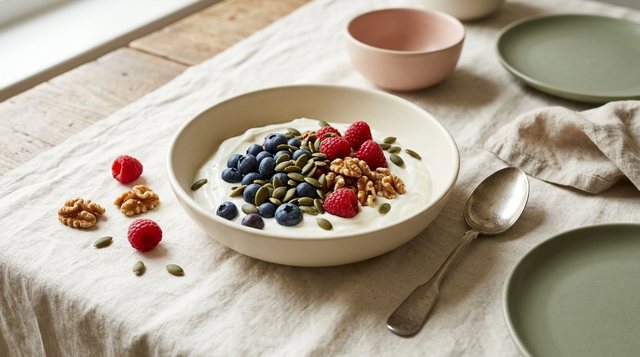 Berry & Seed Greek Yogurt Bowl