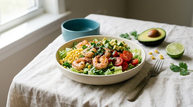Shrimp, Avocado & Corn Salad